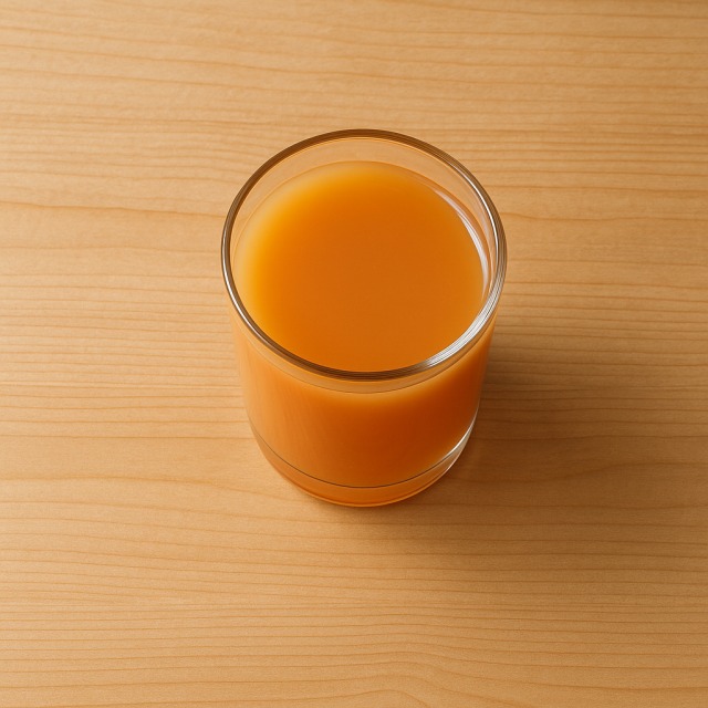 Le jus de pêche